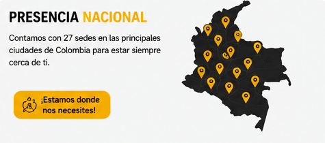 Sedes a nivel nacional