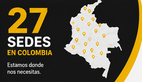 27 Sedes a nivel nacional para cursos comparendos.