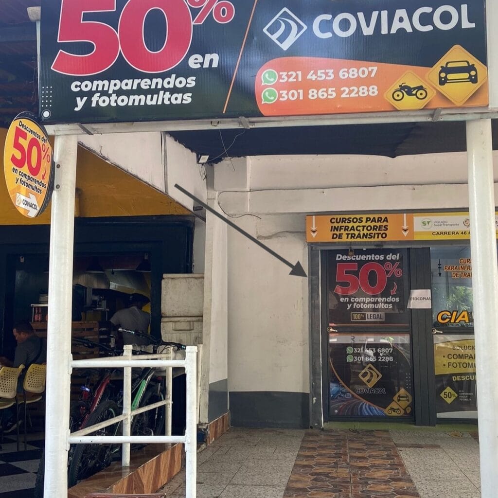 Curso comparendo Barranquilla Cra46 # 82