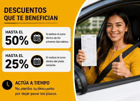 Descuentos aplicables en comparendos