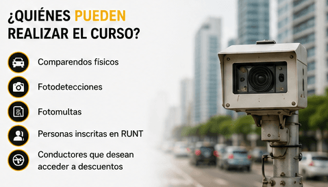 Quiénes pueden realizar el curso comparendo Cartagena Ronda Real