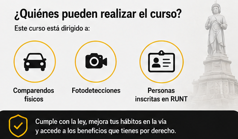 Quienes pueden realizar el curso para comparendo en Armenia.