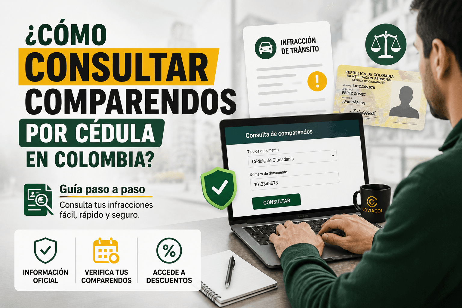 Consultar comparendos por cédula