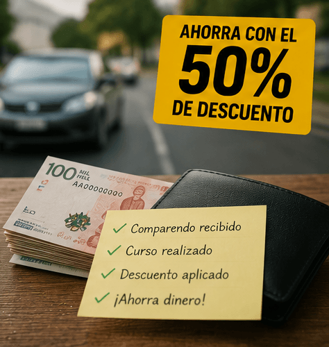 Ahorra 50% de descuento en un comparendo