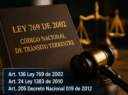 Ley 769 de 2002 Curso comparendo con descuento