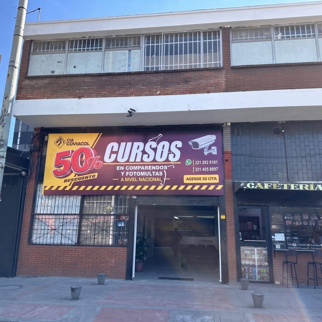 curso comparendo Bogotá Calle 13